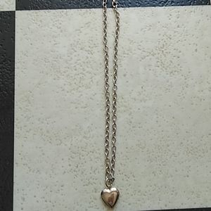 Classic Heart Locket Chain Necklace With Pic Size